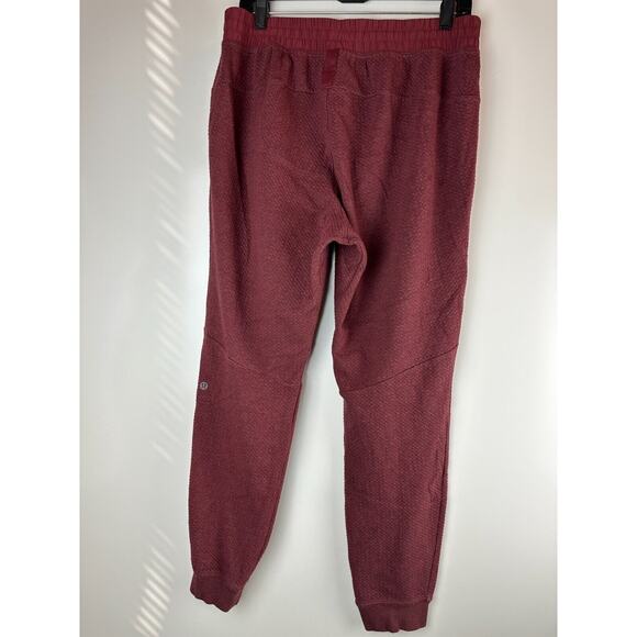 Lululemon At Ease Jogger 29" Inseam Heathered Savannah Red Men's Size Large - Picture 6 of 13